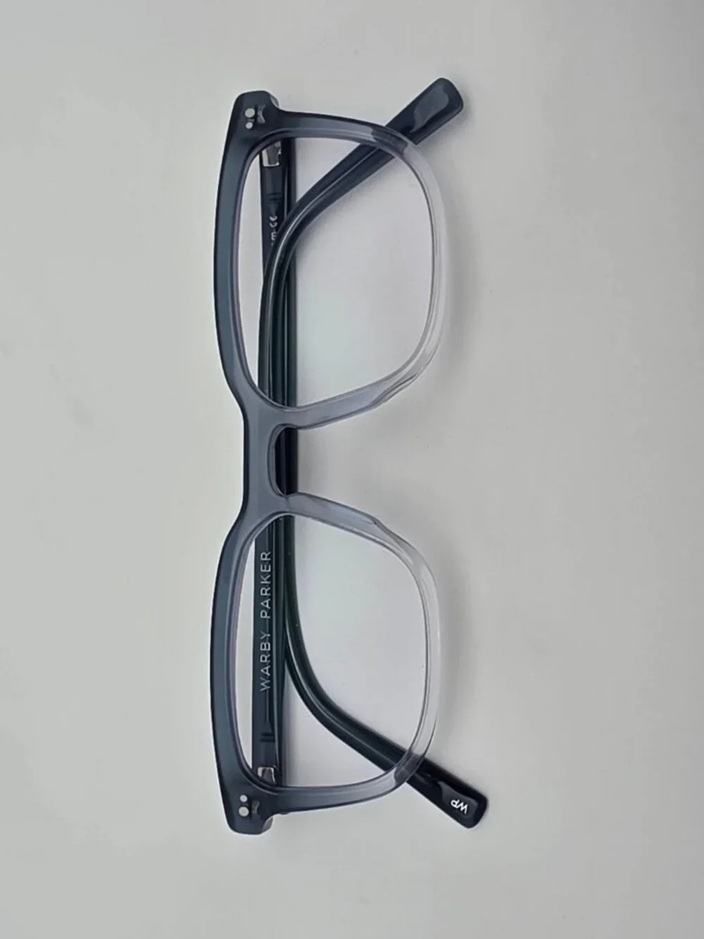 Warby Parker Melton M 748 Caspian Crystal Fade Eyeglasses Frame w Case 51-16-145